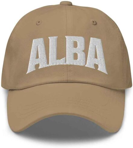 Alba Baseball Cap Alba Dad Hat Texas TX Hat Embroidered Souvenir in Saudi Arabia
