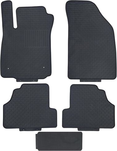 Fits 2014-2023 Chevrolet Trax / 2013-2023 Buick Encore Floor Mats Front & 2nd Row Seat Liner Set All Weather Full Set Liners (Black) in Kuwait