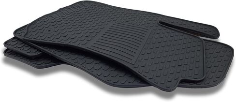 Fits 2014-2023 Chevrolet Trax / 2013-2023 Buick Encore Floor Mats Front & 2nd Row Seat Liner Set All Weather Full Set Liners (Black) in Kuwait