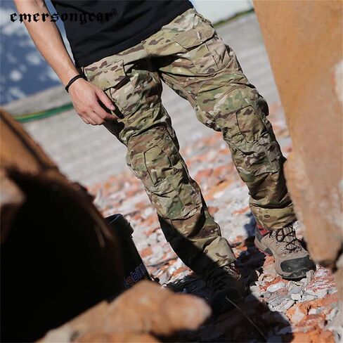 سراويل تكتيكية EmerSongear G3 ، سراويل شحن Ripstop للرجال Camo Army Training Training Haking Camping Fishing in Kuwait