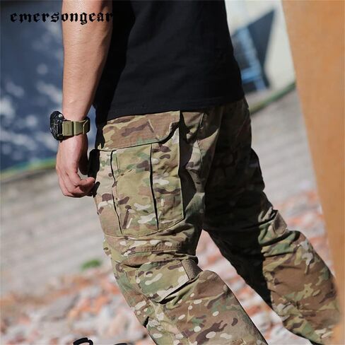سراويل تكتيكية EmerSongear G3 ، سراويل شحن Ripstop للرجال Camo Army Training Training Haking Camping Fishing in Kuwait