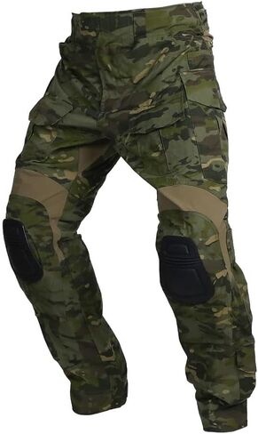 سراويل تكتيكية EmerSongear G3 ، سراويل شحن Ripstop للرجال Camo Army Training Training Haking Camping Fishing in Kuwait