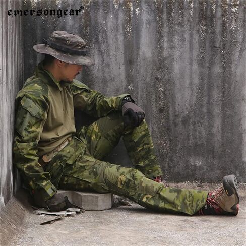 سراويل تكتيكية EmerSongear G3 ، سراويل شحن Ripstop للرجال Camo Army Training Training Haking Camping Fishing in Kuwait