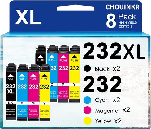 802XL Ink Cartridges Remanufactured 802XL Ink Cartridges Combo Pack for WF-4740 WF-4730 WF-4720 WF-4734 EC-4020 EC-4030 Printer, 5 Pack in Kuwait