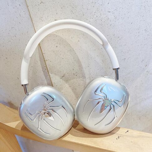 Bling Spider for AirPods Max Cover - 3 in 1 Luxurious Rhinestones Glittering Web Headphones Case for AirPods Max Ear Cups Cover Protective Accessories with Sweat-Proof Ear Pad Covers/Headband Covers in Saudi Arabia