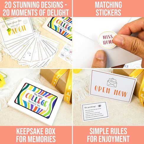 Open When Envelopes For College Student - 2025 Graduation Gifts Ideas, Open When Letters College Survival Kit Gift Card Box For Girl, High School Grad Keepsake in Saudi Arabia