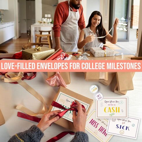 Open When Envelopes For College Student - 2025 Graduation Gifts Ideas, Open When Letters College Survival Kit Gift Card Box For Girl, High School Grad Keepsake in Saudi Arabia