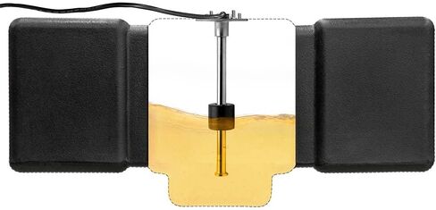 GlowShift 14" Depth Fuel Level Sensor Sender Compatible with Aftermarket Fuel Cells, Cars & Trucks - 240-33 Ohm - for Gas & Diesel Fuel in Saudi Arabia