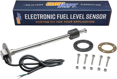 GlowShift 14" Depth Fuel Level Sensor Sender Compatible with Aftermarket Fuel Cells, Cars & Trucks - 240-33 Ohm - for Gas & Diesel Fuel in Saudi Arabia