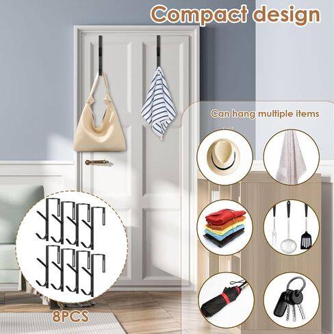 4 Pcs Cubicle Hooks Sturdy Metal Cubicle Wall Hooks Adjustable Hangers with Screwdriver Space Saving Cubicle Fabric Hooks for Hanging Clothes Hats Towels in Saudi Arabia