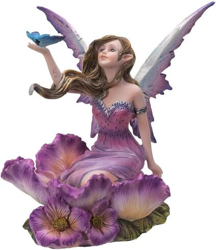 Pacific Giftware Blessing Fairy with Butterfly, Cold Cast Resin, 6.69-inch Height in Saudi Arabia