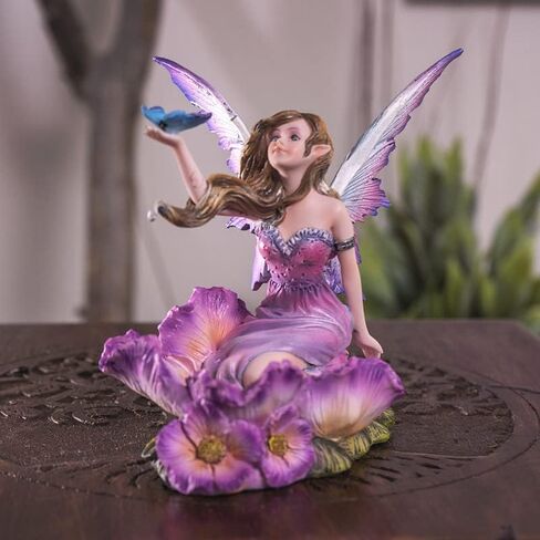 Pacific Giftware Blessing Fairy with Butterfly, Cold Cast Resin, 6.69-inch Height in Saudi Arabia