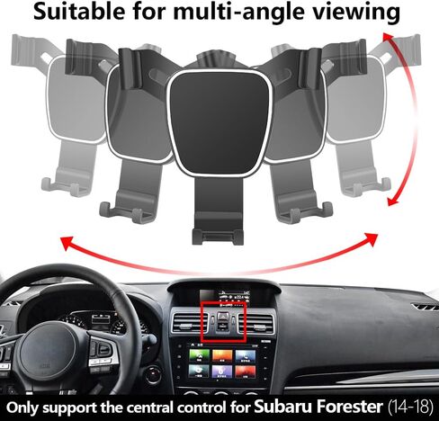 Car Phone Holder for Subaru Forester 2025 Auto Accessories Navigation Bracket Interior Decoration Screen Dash Board Mobile Cell Phone Mount case in Saudi Arabia