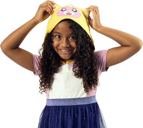 Lankybox Foxy Girl's Purple Short Sleeve Cosplay Dress in Kuwait