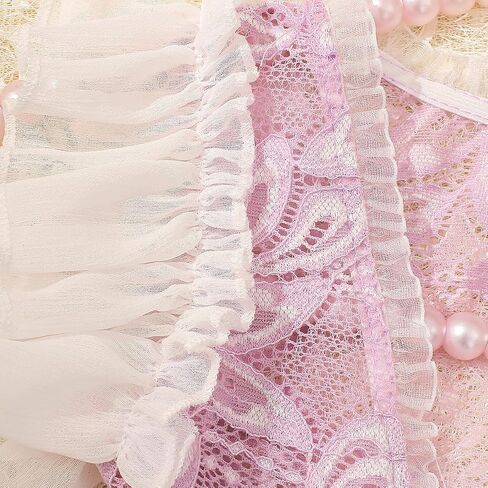 Newborn Photography Outfits Girl Baby Photography Prop Lace Romper Headband in Saudi Arabia