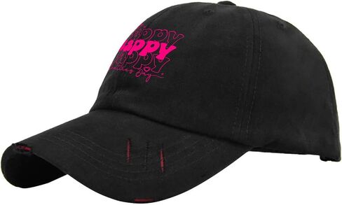 Happy Valentines Day Hat for Men Washed Distressed Baseball Cap Low Profile Washed Ball Caps Light Weight in Saudi Arabia