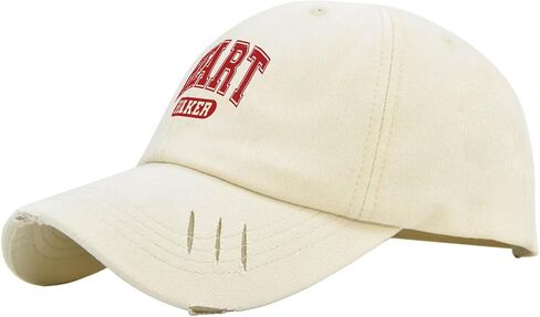 Heart Breaker Valentines Day Hats for Mens Washed Distressed Baseball Caps Aesthetic Washed Workout Hat Breathable in Saudi Arabia