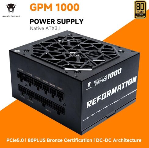GPM850 Fully Modular Low-Noise Power Supply - ATX 3.1 & PCIe 5.0 Compliant - 105°C-Rated Capacitors - 80 Plus Gold Efficiency PFC+DC to DC in Saudi Arabia