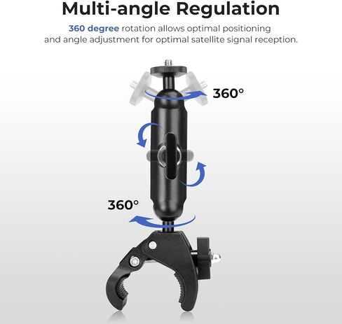 Starlink Mini Tripod Adapter, 1/4"-20 and 3/8"-16 Threads Tripod Mount Adapter for Starlink Mini, Universal Compatibility with Tripods/Clamps/Brackets/Pipe Adapter, Starlink Mini Accessories in Saudi Arabia