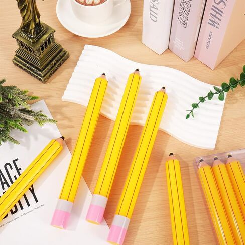 8pcs شموع تفتق قلم رصاص 10 بوصة لطيف شمعة غير معقدة للعودة إلى المدرسة الفصول الدراسية ديكور الطاولة in Saudi Arabia