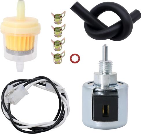 21188-7002 Carburetor Fuel Solenoid with Fuel Fiter Compatible with Kawasaki Engine FR651V FR691V FS730V FH430V FH541V FH580 FH381V 480V 541V 580V FR/FS/FX 481V Cub Cadet Mower KM-21188-7002 in Saudi Arabia
