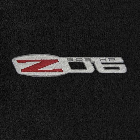 Lloyd Mats مخصصة السجاد مخصصة السجاد المخصصة لبطانات الأرضية الفاخرة المتميزة لـ C6 Corvette Coupe Mats 2005-2013 (الفحم ، Deck-Z06 (2006-2013)) in Kuwait