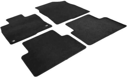 FreeMotor802® Nylon Car Floor Mats Carpets Liner ، Fits 2016-2021 Honda Civic Sedan & Hatchback ، Factory Auto Auto Incisions Replace Non-Slip ، Red W/FK Logo 4PCS in Kuwait