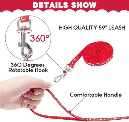 PAWCHIE Cat Harness and Leash Set, Cats Escape Proof-Adjustable Kitten Harness Lightweight Soft Outdoor Walking Travel Pet Safe Harness, Puppy Harness for Girl Cats Bunny Rabbit Small Dog, Pink S in Kuwait