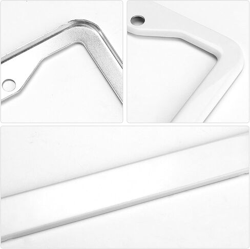 Cute Giraffe Leaves 2 Pack License Plate Frames,Stainless Steel Car License Plate Car Accessories with 2 Holes and Screws Universal Aluminum Tag Frame for Front and Rear Car Tags in Saudi Arabia