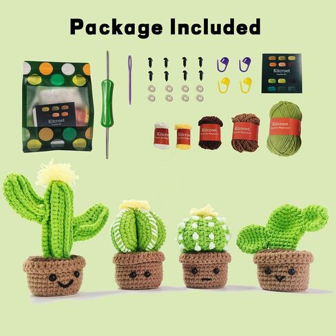 Face-Changing Octopus Crochet Kit for Beginner, Step-by-Step Crochet Tutorial Help to Easy Get Start, DIY Crochet Knitting Kit Include All Tools Needed, Best Gift for Friends and Someone You Love in Saudi Arabia