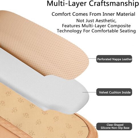 غطاء مقعد من Nappa Leather Leather مجموعة لـ RX ، NX ، GX ، TX ، IS ، RZ ، ES - 2 Pack ، متوفر في السيارة الأصلية باللون الأسود والبني in Kuwait