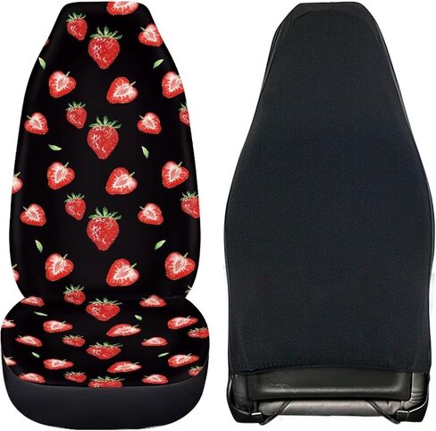 2 PCS Butterfly Car Seat Covers Dream Catcher Print Front Auto Seat Cover Car Bucket Seats Protector Covers Universal fit for SUV Sedan Van in Saudi Arabia