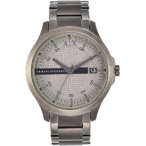 A|X Armani Exchange Men's Three-Hand Date Gunmetal Stainless Steel Watch (Model: AX2194) in Saudi Arabia