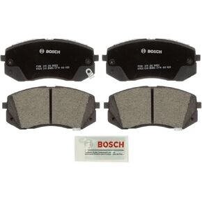 BOSCH BC1855 مجموعة فرامل القرص السيراميك الممتازة الهادئة - متوافقة مع مختار Hyundai Elantra GT ، Kona ، Sonata ، Veloster ؛ Kia Optima ، Seltos ، Soul EV ؛ أمام in Kuwait