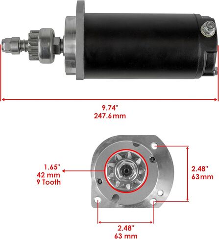 Caltric Starter Compatible with Bobcat 530 K-582S 1979 1980 1981 in Saudi Arabia