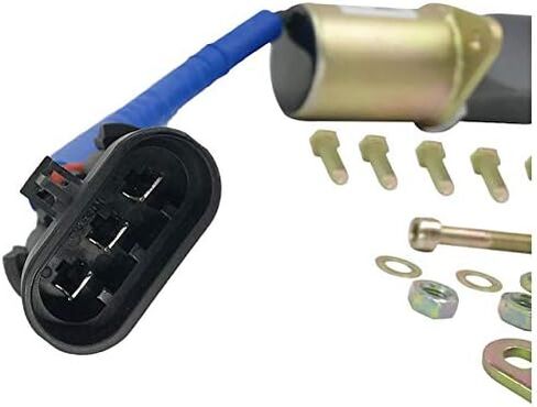 Fuel Shut-Off Solenoid Kit with Brackets and Bolts - Compatible with 1994-1998 Dodge Ram 3500 5.9L 6-Cylinder Diesel in Saudi Arabia