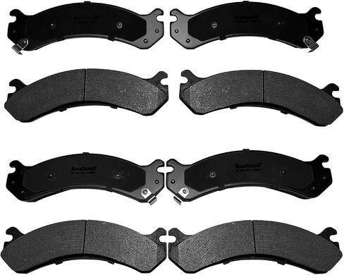 Front & Rear Ceramic Brake Pads for 2001-2006 Chevy Silverado GMC Sierra 3500 for 2007-2010 Chevy Silverado GMC Sierra 3500 HD, Disc Brake Pad Replacement P-784 P-909 in Saudi Arabia
