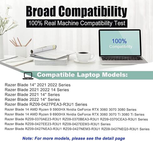 RC30-0423 Laptop Battery Compatible with Razer Blade 17 RTX 3080 Ti/Razer Blade 17 Early 2022 / Razer Blade Pro 17 RTX 3080 Series Laptop RZ09-0368 Battery 15.4V 82Wh/5329mAh 8-Cell in Saudi Arabia