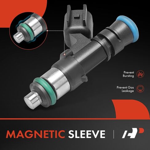 A-Premium Fuel Injectors Compatible with Fiat 500 2012 2013 2014 2015 1.4L, Set of 4, Replace # 800-2171N, R92844AA in Saudi Arabia