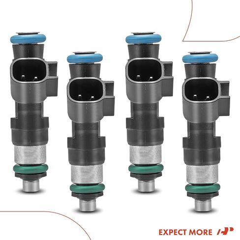 A-Premium Fuel Injectors Compatible with Fiat 500 2012 2013 2014 2015 1.4L, Set of 4, Replace # 800-2171N, R92844AA in Saudi Arabia