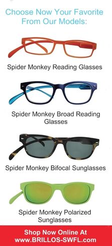 Spider Monkey Long Arm Reading Glasses Bright Red (+2.50, Bright Red) in Saudi Arabia