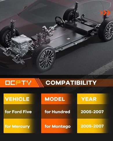 OCPTY Front Struts and Shocks Complete Assembly Fit for 2005-2007 for Ford for Five Hundred | 2005-2007 for Mercury for Montego with 72612 72613 Replace Strut in Saudi Arabia