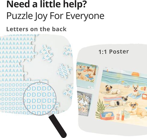 rokt&razo, Surfer Shack, 300 Pieces Jigsaw Puzzles, Moderate Challenge, Kids Puzzles, Family Game Nights, Finish Size 20.5 * 15.0 in in Kuwait