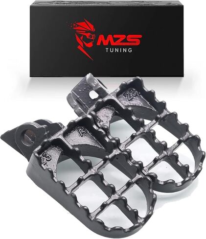 MZS الأوتاد قدم الدراجة الأوساخ ، MX Footpeg Footpeg Rest Pedal Gray متوافق مع KLX140 KLX140G 08-23 / KX65 00-23 / KX80 98-20 / KX85 01-23 / KX100 98-20 / KX112 22 / RM65 03-05 in Saudi Arabia