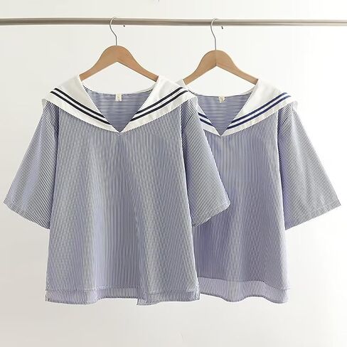 Baimore Women's Fashion Navy Twlar Blouse Bow Knot Short Sumbed Summer Summer Dressy Dressive Dression in Kuwait