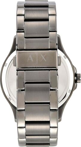A | X Armani Exchange Date Three Hand Hand Gunmetal Watch Stainless Steel (Model: AX2194) in Saudi Arabia