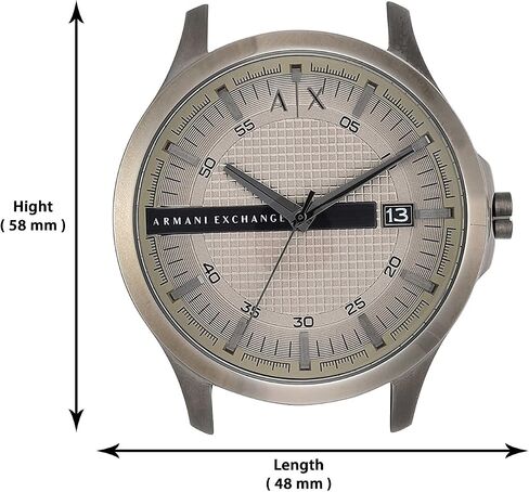 A | X Armani Exchange Date Three Hand Hand Gunmetal Watch Stainless Steel (Model: AX2194) in Saudi Arabia