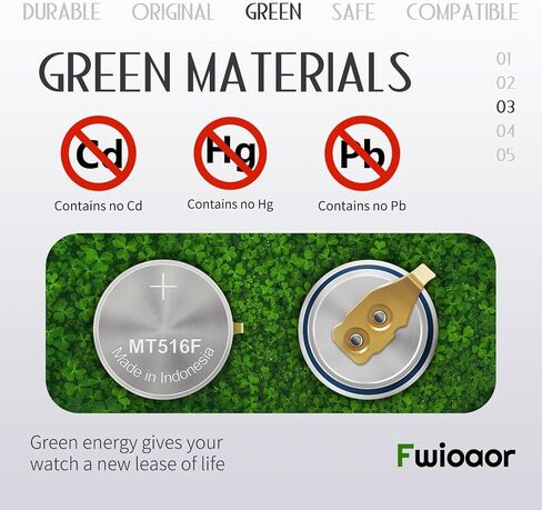 3023.24H TS920E Replacement Battery - Rechargeable Capacitor for V172,V175,VS176 & VS75 Watches in Saudi Arabia