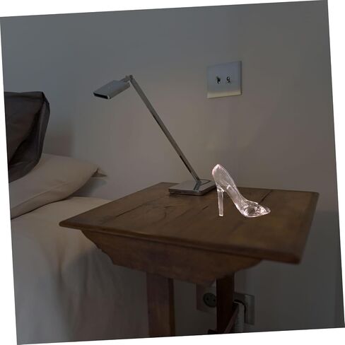 Garneck para Mesa De Wedding Table Decor Heels Party Mini Crystal Shoes High Heel Shoe Party Decoration Slipper Statue Decor Tabletop Decoration Paint in Saudi Arabia
