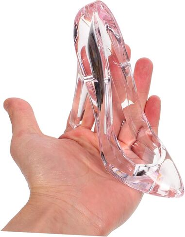 Garneck para Mesa De Wedding Table Decor Heels Party Mini Crystal Shoes High Heel Shoe Party Decoration Slipper Statue Decor Tabletop Decoration Paint in Saudi Arabia